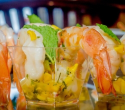 Shrimp Cocktail with Mango Salsa