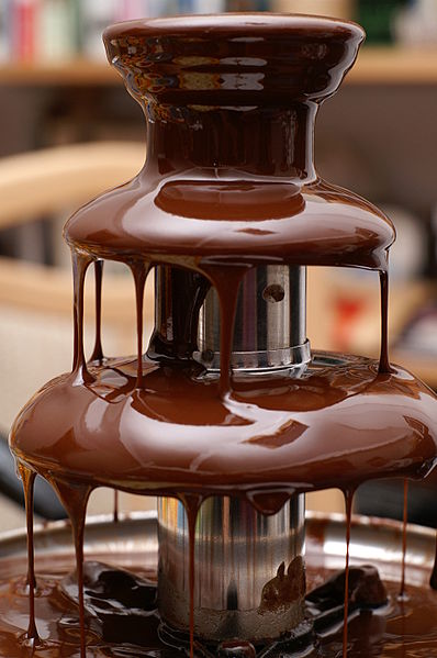 wedding chocolate fountain